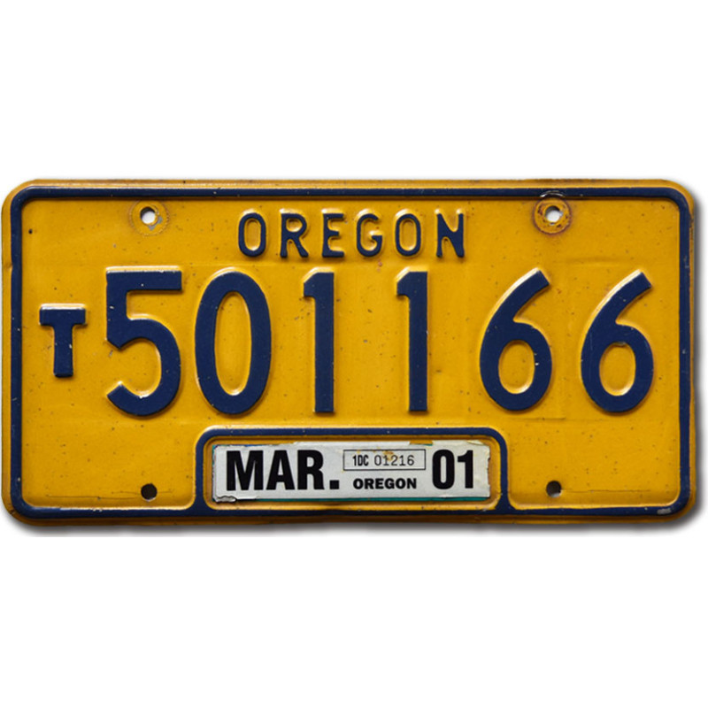 Tablica rejestracyjna USA Oregon 2001 Truck T501166