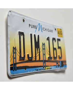 Tablica rejestracyjna USA Michigan Mackinac Bridge DJM 165