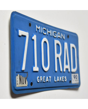 Tablica rejestracyjna USA Michigan Great Lakes 710 RAD