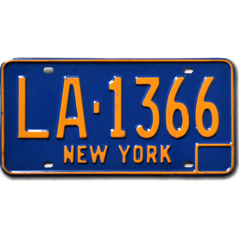 Tablica rejestracyjna USA New York Blue LA-1366