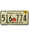 Tablica rejestracyjna USA Washington D.C. 1971 Nation´s Capital 516-774