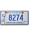 Tablica rejestracyjna American Samoa 8274