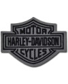 Naszywka Harley Davidson Dark odblaskowe 8 cm x 6 cm