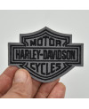Naszywka Harley Davidson Dark odblaskowe 8 cm x 6 cm