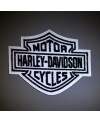 Naszywka Harley Davidson Dark odblaskowe 8 cm x 6 cm