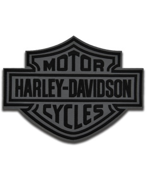 Naszywka duża Harley Davidson Motorcycle Dark odblaskowa XXL na plecy