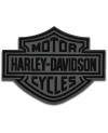 Naszywka duża Harley Davidson Motorcycle Dark odblaskowa XXL na plecy