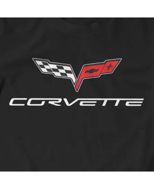 Koszulka męska Chevrolet Corvette C6 logo