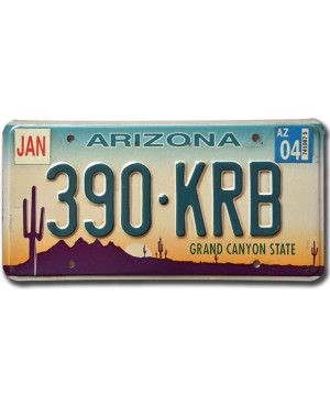 Tablica rejestracyjna USA Arizona Grand Canyon 390-KRB