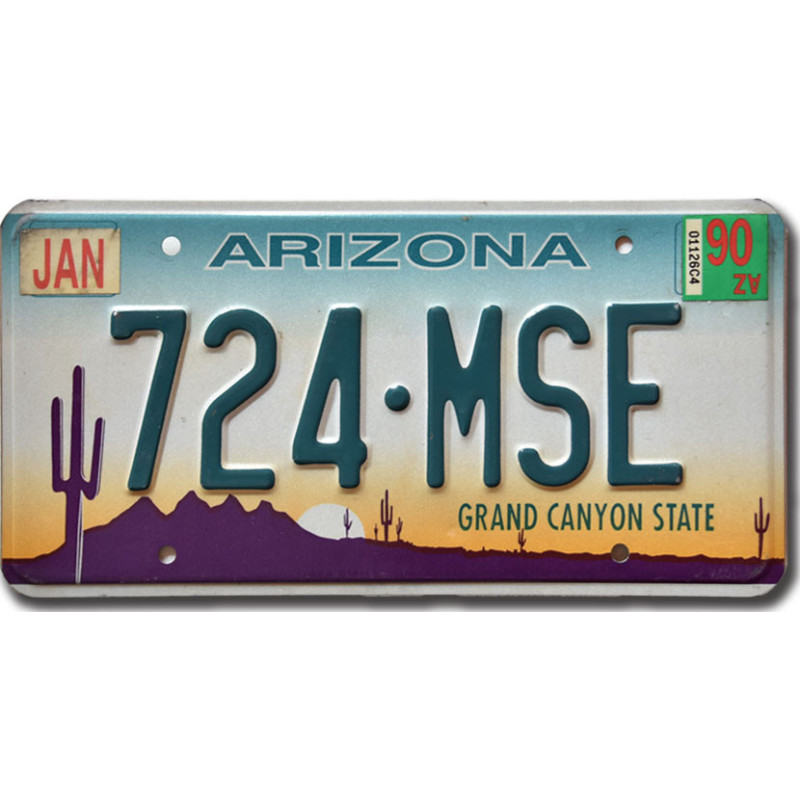 Tablica rejestracyjna USA Arizona Grand Canyon 724-MSE