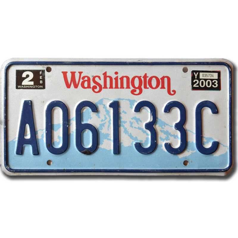 Tablica rejestracyjna USA Washington Mountain A06133C