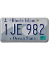 Tablica rejestracyjna USA Rhode Island Ocean State 1JE 982