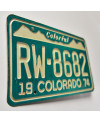 Tablica rejestracyjna USA Colorado 1974 Colorful RW-8682