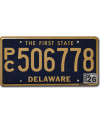 Tablica rejestracyjna USA Delaware The First State Blue PC506778