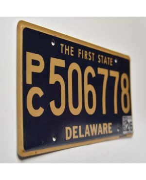 Tablica rejestracyjna USA Delaware The First State Blue PC506778