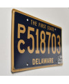 Tablica rejestracyjna USA Delaware The First State Blue PC518703
