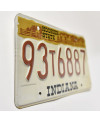 Tablica rejestracyjna USA Indiana Hoosier State 1983