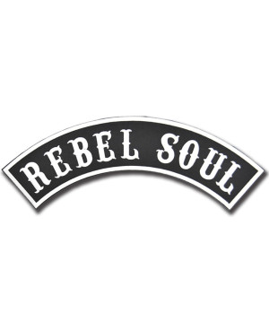 Naszywka Rebel Soul Rocker - XXL na plecy