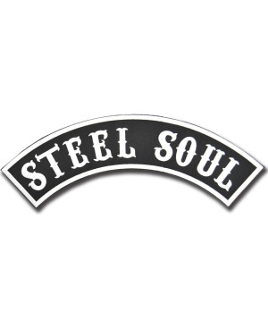 Naszywka Steel Soul Rocker - XXL na plecy