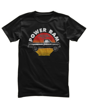 Koszulka męska Power RAM retro