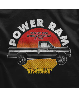 Koszulka męska Power RAM retro
