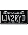 Americká SPZ Harley Davidson Live to Ride