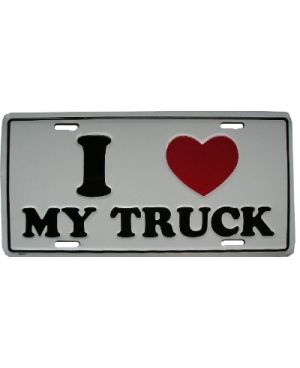 Tablica rejestracyjna USA I love my truck