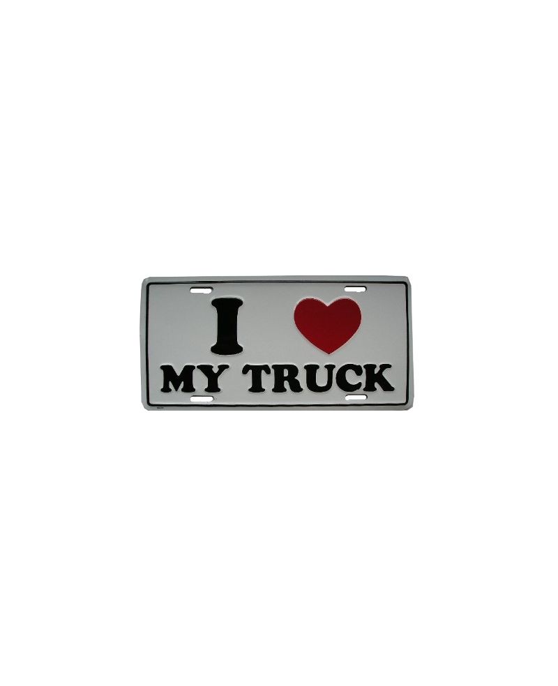 Tablica rejestracyjna USA I love my truck