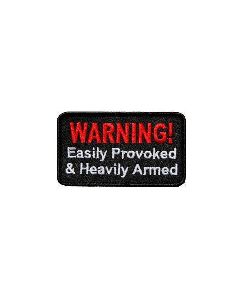 Naszywka Warning Provoked 5cm x 9cm