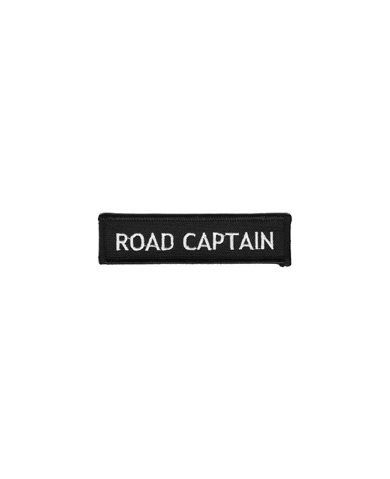 Moto nášivka Road Captain white 10 cm x 2,5 cm