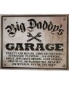 Tablica metalowa Big Daddys Garage 30 cm x 38 cm