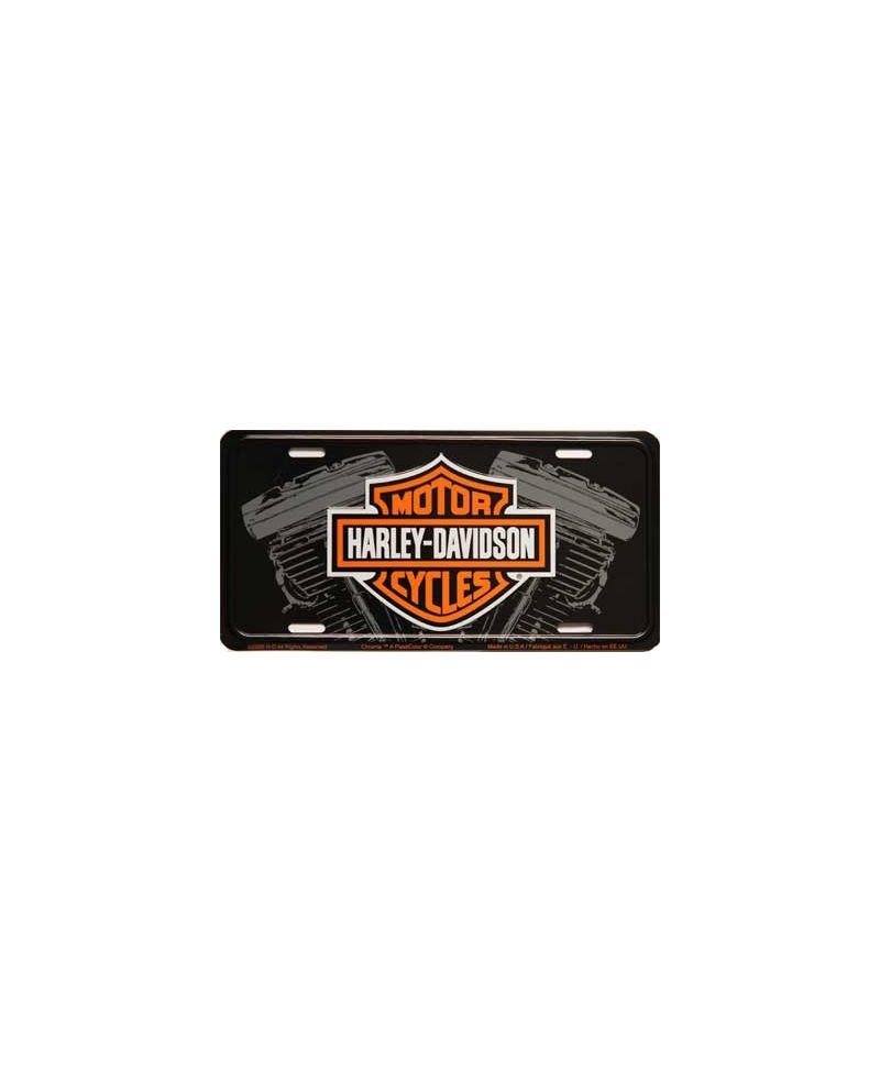 Americká SPZ Harley Davidson Logo w engine 15 cm x 30 cm