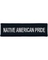 Moto nášivka Native American Pride long 3 cm x 10 cm