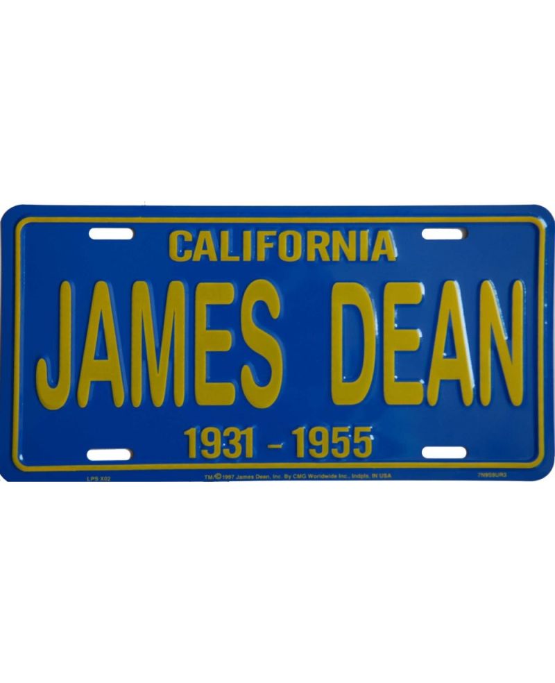 Tablica rejestracyjna USA James Dean California Blue