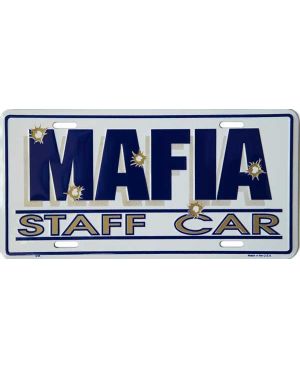 Tablica rejestracyjna USA Mafia Staff Car