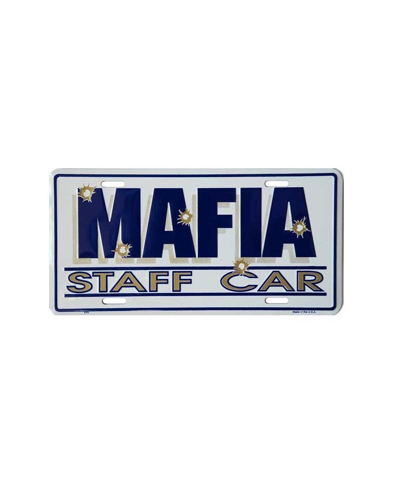 Tablica rejestracyjna USA Mafia Staff Car