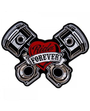 Naszywka Piston Patch Ride Forever 8cm x 12cm