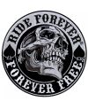 Naszywka Ride Forever Spade Skull 9 cm