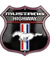 Tablica metalowa Ford Mustang Highway 30cm x 30cm