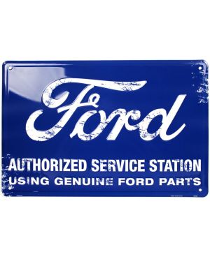 Tablica metalowa Ford Authorized Service Station 45 cm x 30 cm