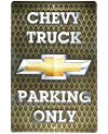 Plechová cedule Chevy Trucks Parking NEW 45 cm x 30 cm