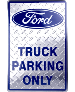 Plechová cedule Ford Truck Parking 30cm x 45 cm