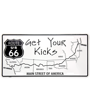 Americká SPZ Route 66 Get your Kicks