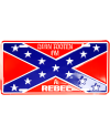 Americká SPZ Confederate Flag Im Rebel