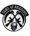 Moto nášivka Sons of Anarchy 9 cm x 9 cm