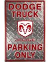 Plechová cedule Dodge Truck Parking 30 cm x 45 cm