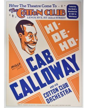 Plakat koncertowy Cab Calloway, The Cotton Club, New York, 1931