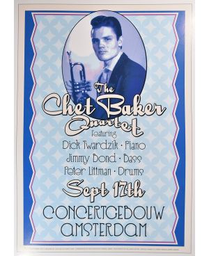 Plakat koncertowy Chet Baker, 1955