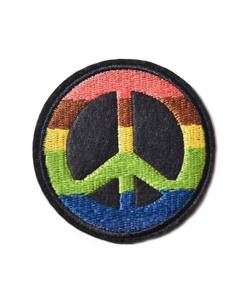 Nášivka Hippie Peace Rainbow sign 6,5 cm