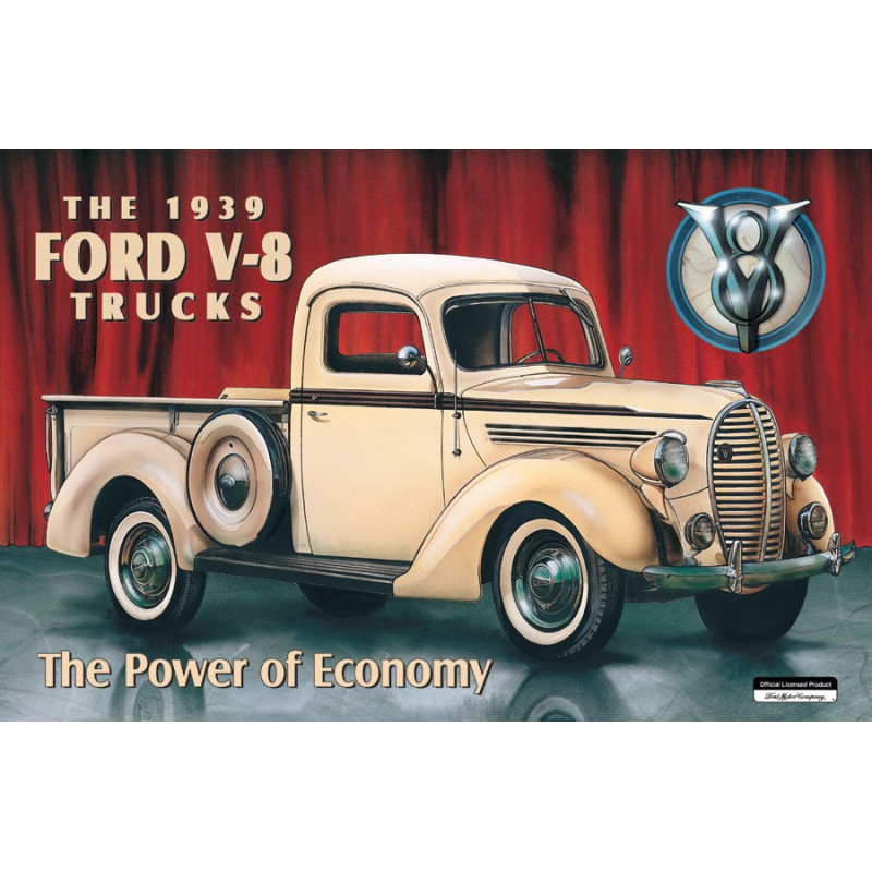 Plechová cedule FORD PICK-UP - 1939